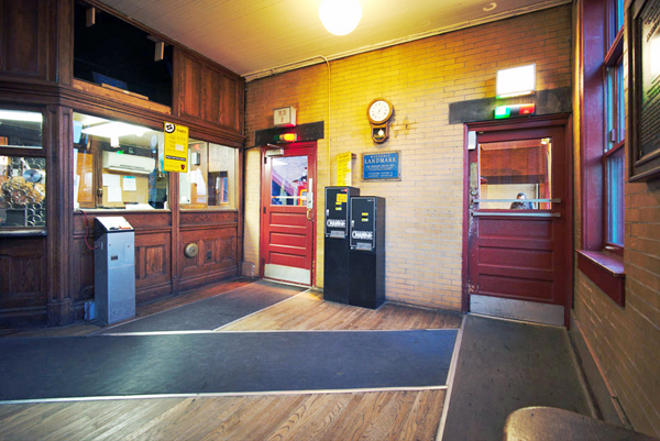 the gift shop and hallway